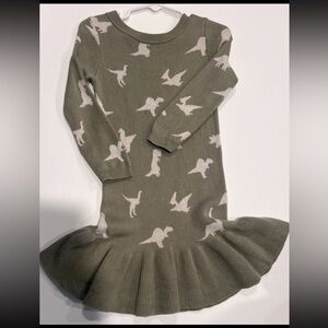 Posh peanut Dinosaur sweater dress